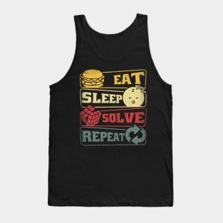 Eat Sleep Solve Repeat Vintage Tank Top